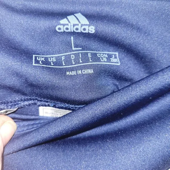 NWT Adidas‎ Light Pink Navy Geometric Print Athletic Skirt DQ0495 Size L - Picture 4 of 13